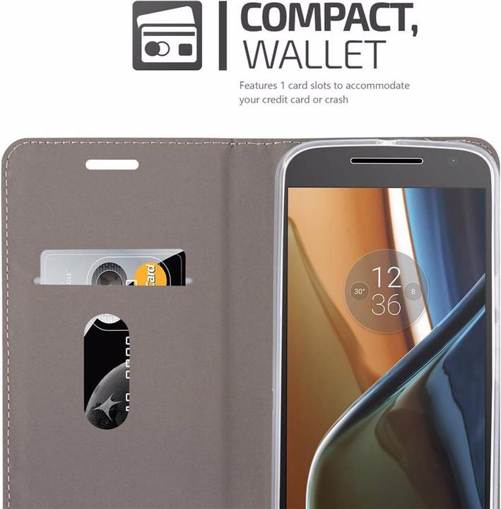 Actual product image Cadorabo Book Jeans Optics Cover (Motorola Moto G4 Plus)