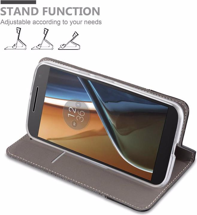 Actual product image Cadorabo Book Jeans Optics Cover (Motorola Moto G4 Plus)