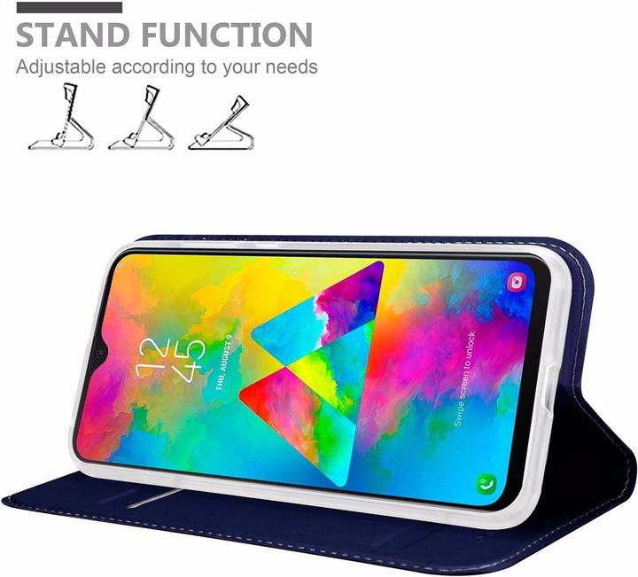 Produktbild Cadorabo Book Classy Style Cover (Samsung Galaxy M20)