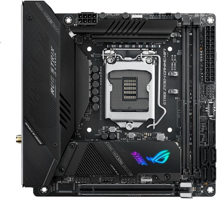 Produktbild ASUS ROG STRIX Z590-I GAMING WIFI (LGA 1200, Intel Z590, Mini-ITX)