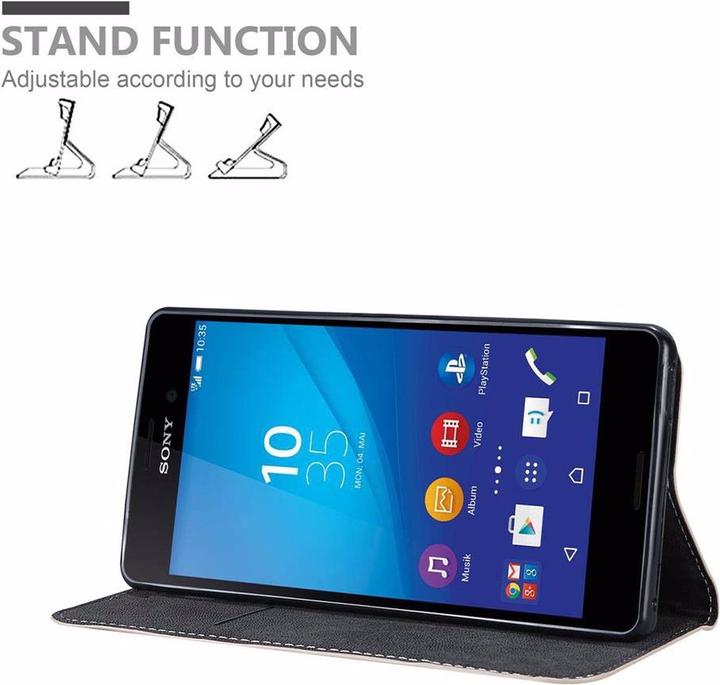 Productafbeelding Cadorabo Boek X Portemonnee Hoesje (Xperia M4 Aqua)