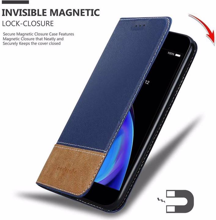 Produktbild Cadorabo Book X-Wallet Cover (Apple iPhone 7 Plus, Apple iPhone 7s Plus)