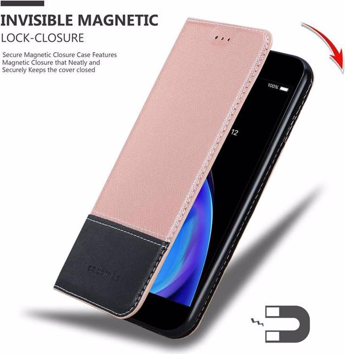 Actual product image Cadorabo Book X Wallet Cover (Apple iPhone 7 Plus, Apple iPhone 7s Plus)