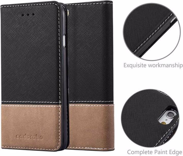 Productafbeelding Cadorabo Boek X Portemonnee Hoesje (Apple iPhone 6 Plus, Apple iPhone 6s Plus)