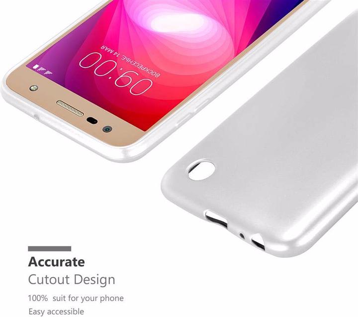 Actual product image Cadorabo TPU Matt Metallic Cover (LG X Power 2)