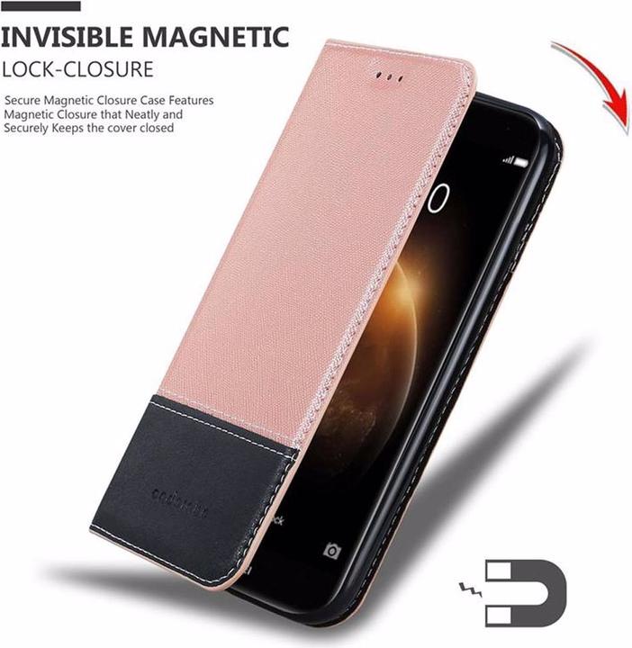 Productafbeelding Cadorabo Boek X Portemonnee Hoesje (Huawei GX8, Huawei G8, Huawei G7 Plus)