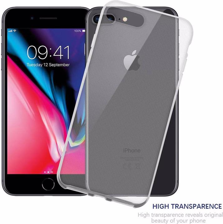 Productafbeelding Cadorabo TPU Ultra Slanke AIR Cover (Apple iPhone 8 Plus, Apple iPhone 7s Plus, Apple iPhone 7 Plus)