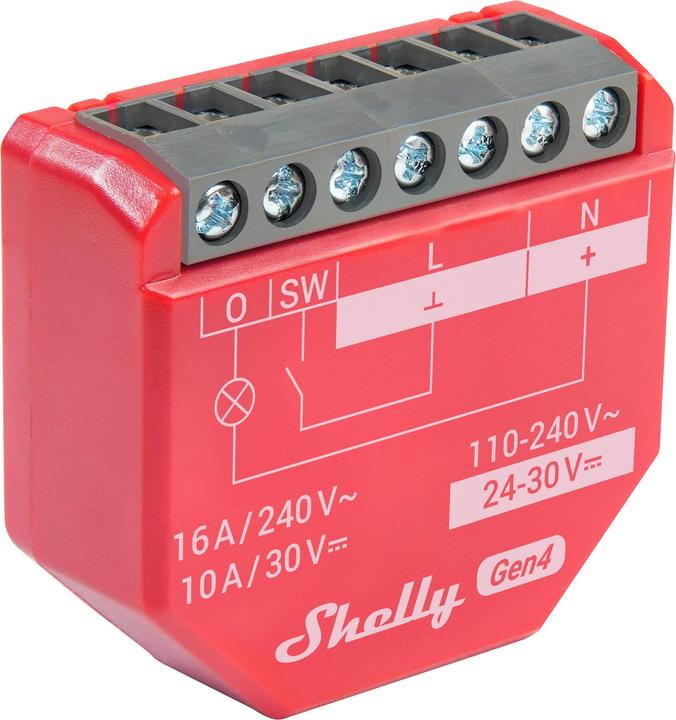 Produktbild Shelly 1PM Gen4 (Schaltaktor)