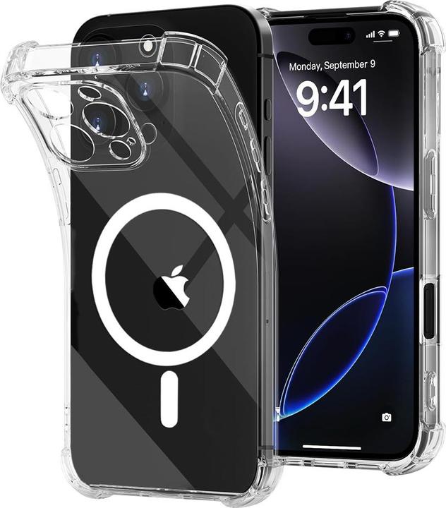 Produktbild Techsuit - Shockproof Clear Silicone MagSafe - iPhone 16 Pro Max - Clear (Apple iPhone 16 Pro Max)