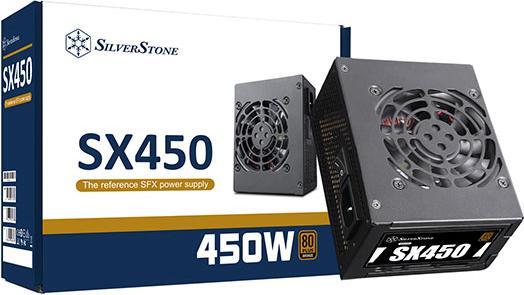 Actual product image Silverstone SST-SX450-B - Power supply (internal) - ATX12V 2.4/ SFX12V (450 W)