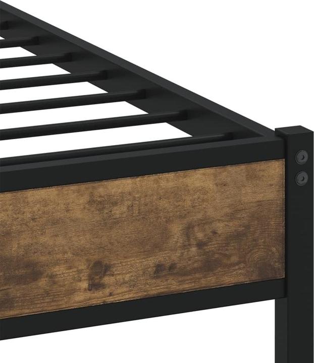 Actual product image VidaXL Metal bed Bed slatted frame single bed Bed frame without mattress 107x203cm (107 x 203 cm)