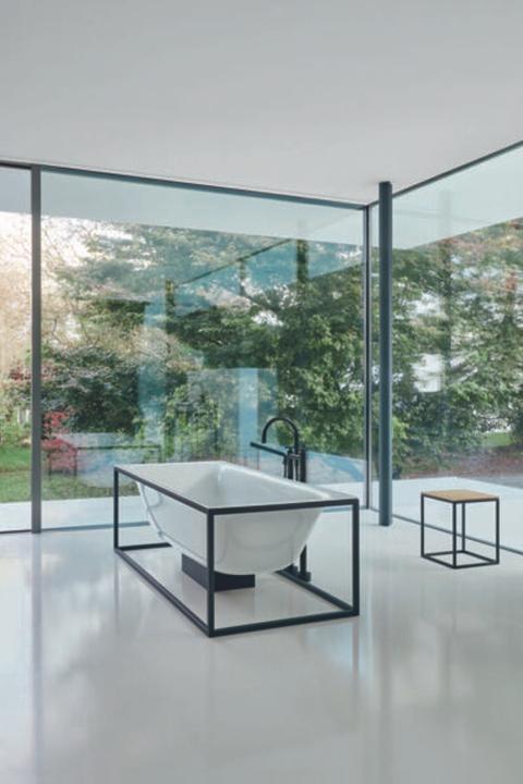 Actual product image Bette Lux Shape rectangular bathtub freestanding 190x90x45cm, 2 sloping backs, 3453- (234 l, 90 cm, 190 cm)