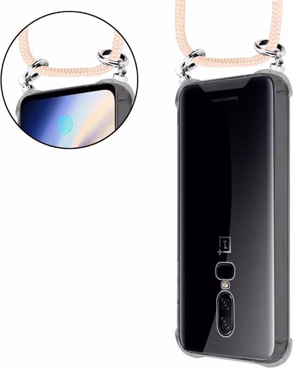 Produktbild Cadorabo TPU Handy Kette SILBER Cover