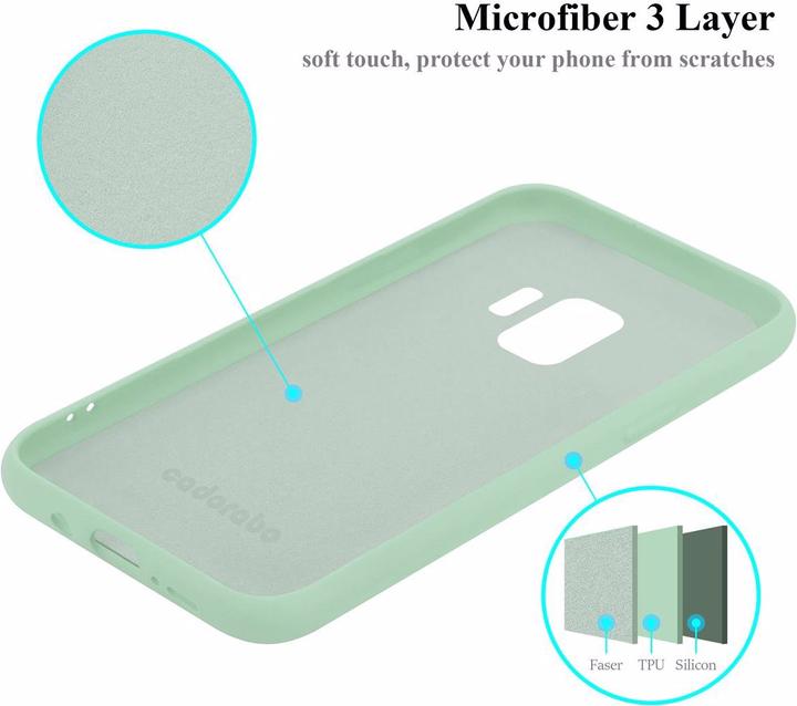Immagine prodotto Cadorabo Copertura della cassa del silicone liquido TPU (Samsung Galaxy S9+)
