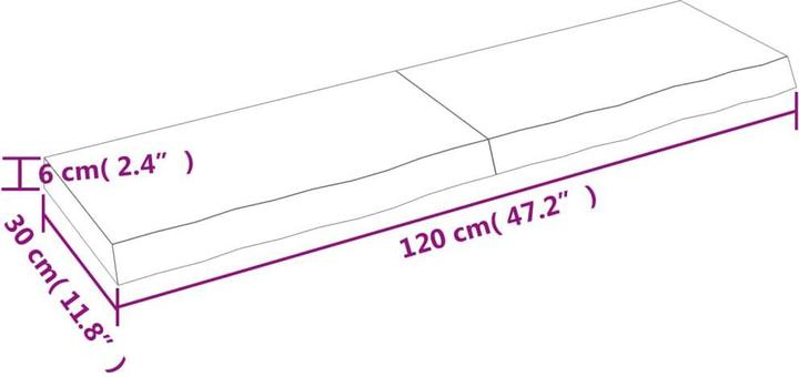 Immagine prodotto VidaXL Emerald (120 x 30 x 6 cm)