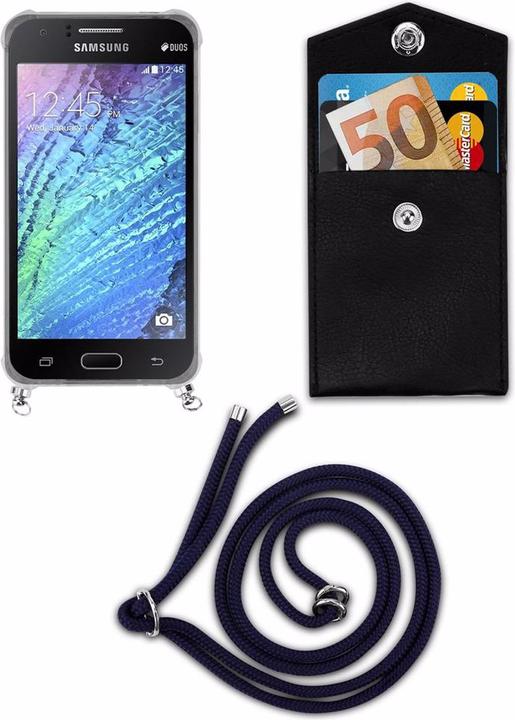 Produktbild Cadorabo TPU Handy Kette SILBER Cover