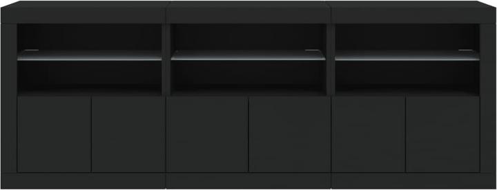 Produktbild VidaXL Sideboard mit LED-Leuchten (181.5 x 37 x 67 cm)