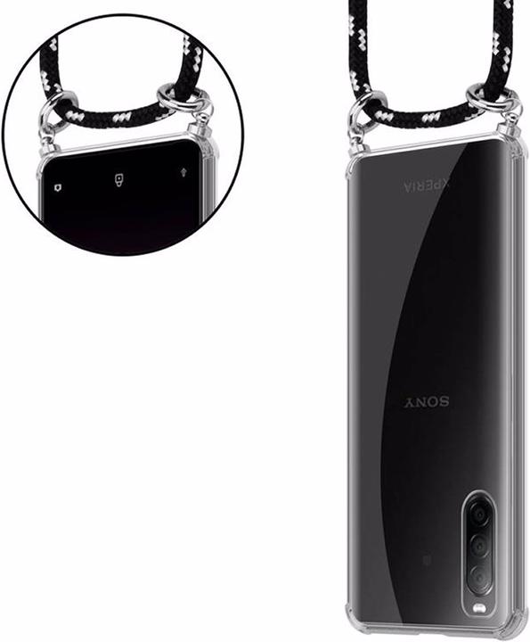 Produktbild Cadorabo TPU Handy Kette SILBER Cover