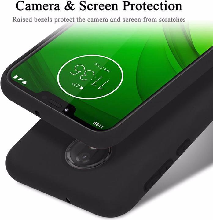 Immagine prodotto Cadorabo Copertura della cassa del silicone liquido TPU (Motorola Moto G7 Power)