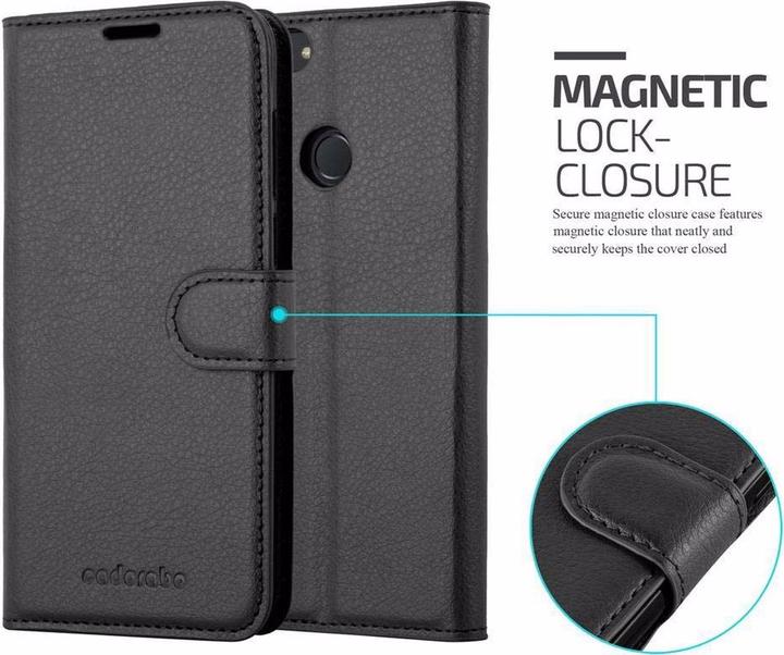 Actual product image Cadorabo Book with stand function cover (Huawei P Smart (2018), Huawei Enjoy 7S)