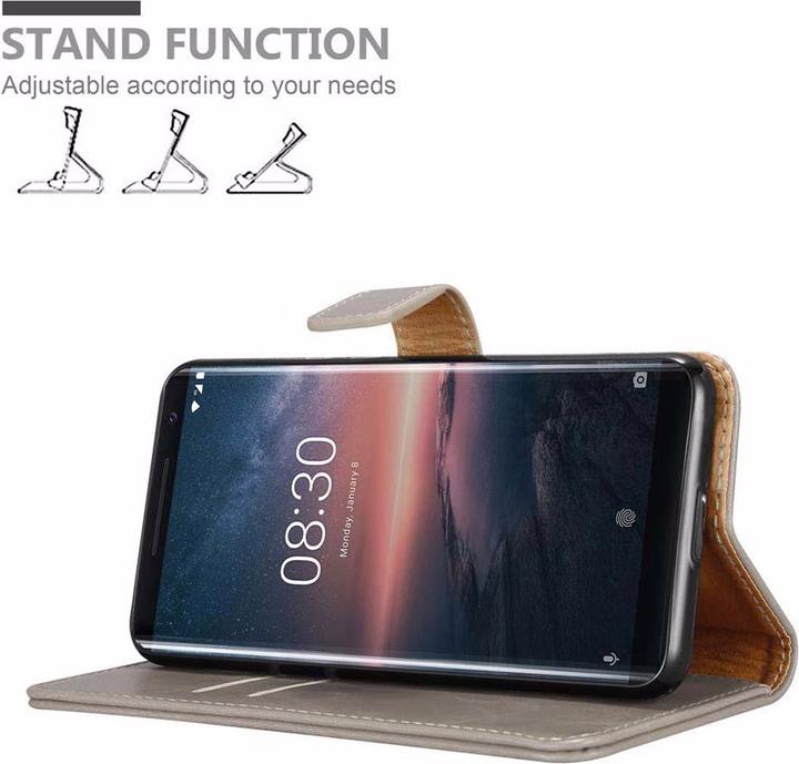 Actual product image Cadorabo Book Luxury Cover (Nokia 8 Sirocco)