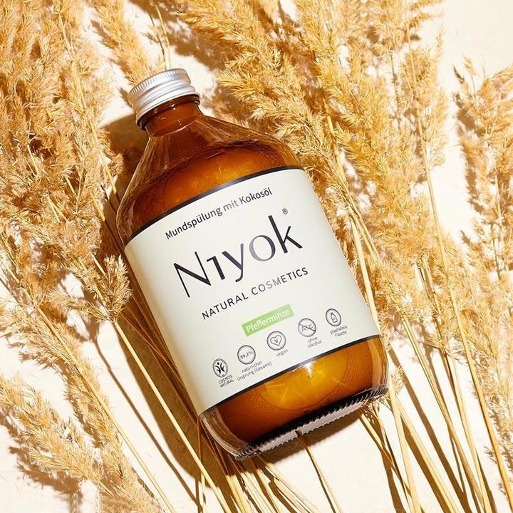Actual product image Niyok Mouthwash coconut oil peppermint (500 ml, Mouthwash)