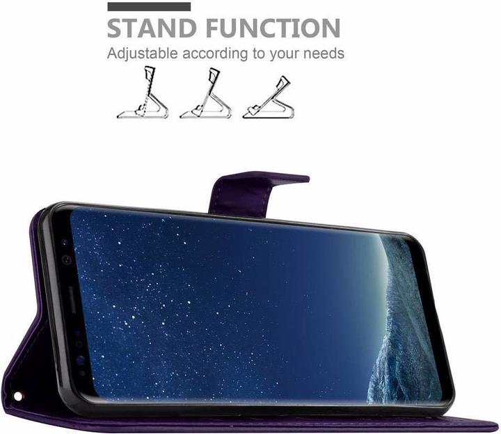 Actual product image Cadorabo Flower Book Cover (Samsung Galaxy S8+)