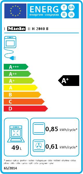 Energie-Label Miele H 2840 B