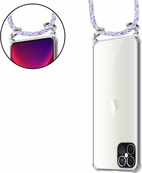 Produktbild Cadorabo TPU Handy Kette SILBER Cover