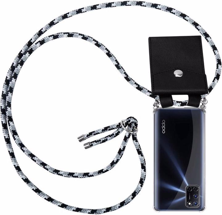 Actual product image Cadorabo TPU Mobile Phone Chain SILVER Cover