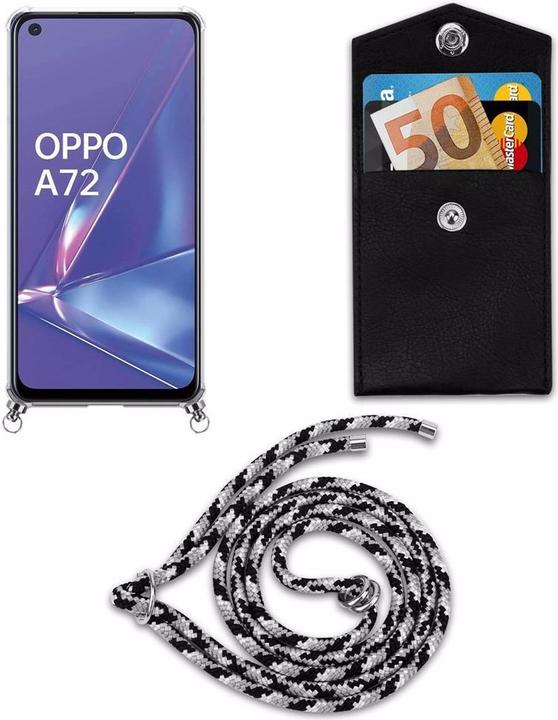 Actual product image Cadorabo TPU Mobile Phone Chain SILVER Cover