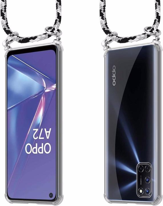 Actual product image Cadorabo TPU Mobile Phone Chain SILVER Cover