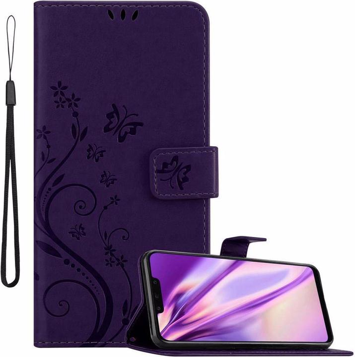 Floral dark purple