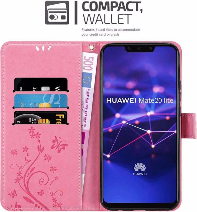Actual product image Cadorabo Flower Book Cover (Mate 20 Lite)
