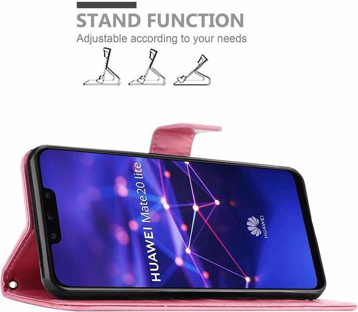 Actual product image Cadorabo Flower Book Cover (Mate 20 Lite)