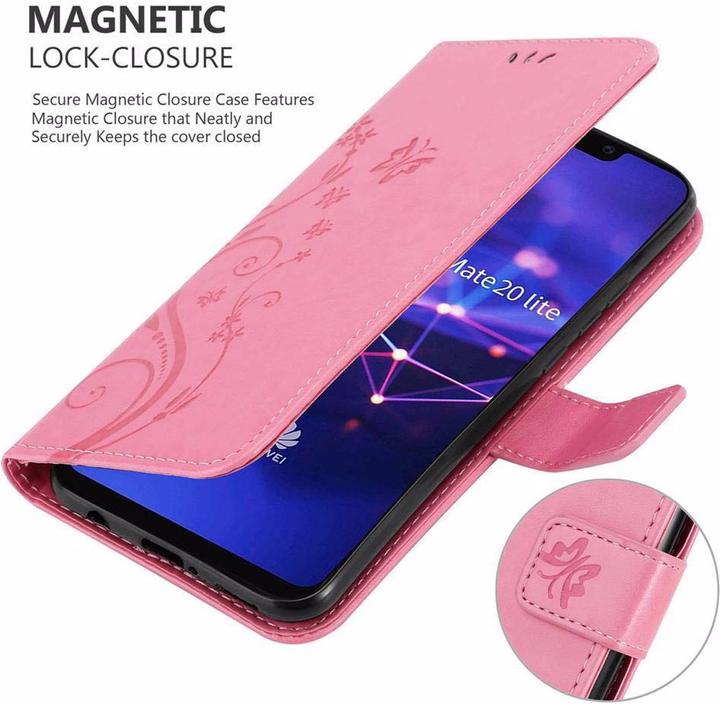Actual product image Cadorabo Flower Book Cover (Mate 20 Lite)
