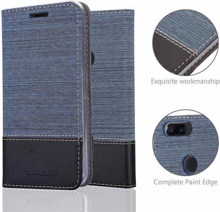 Actual product image Cadorabo Book Jeans Optics Cover (OnePlus 5T)
