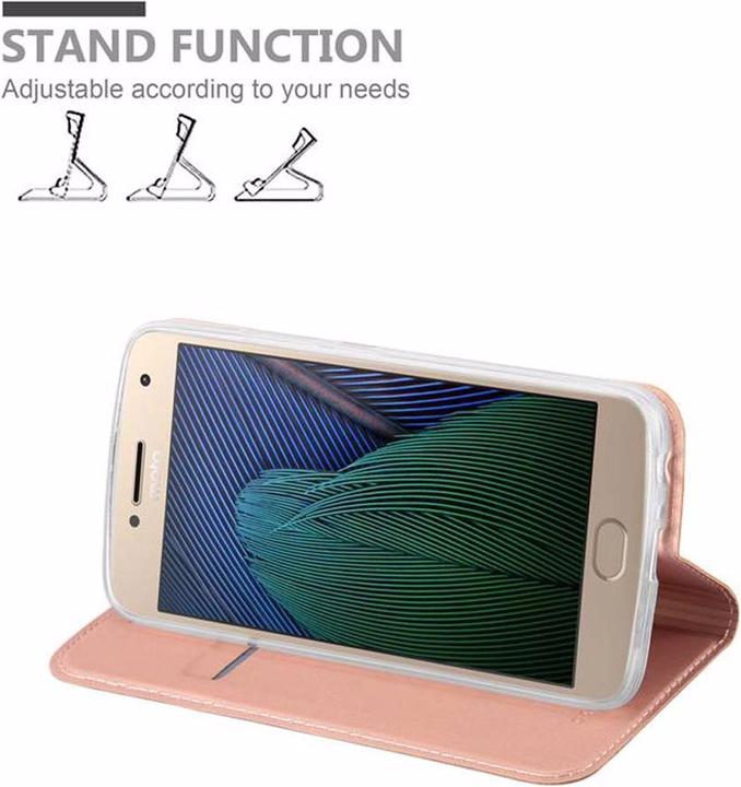 Actual product image Cadorabo Book Classy Style Cover (Motorola Moto G5 Plus)