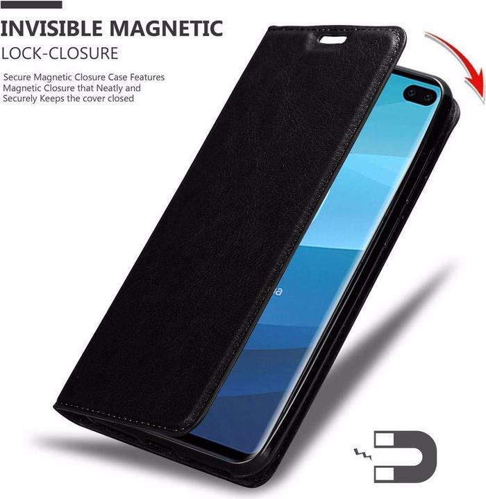 Productafbeelding Cadorabo Boek Onzichtbare Magneethoes (Samsung Galaxy S10+)