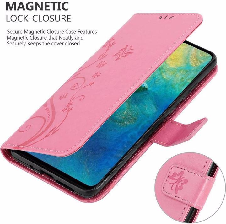 Actual product image Cadorabo Flower Book Cover (Mate 20)