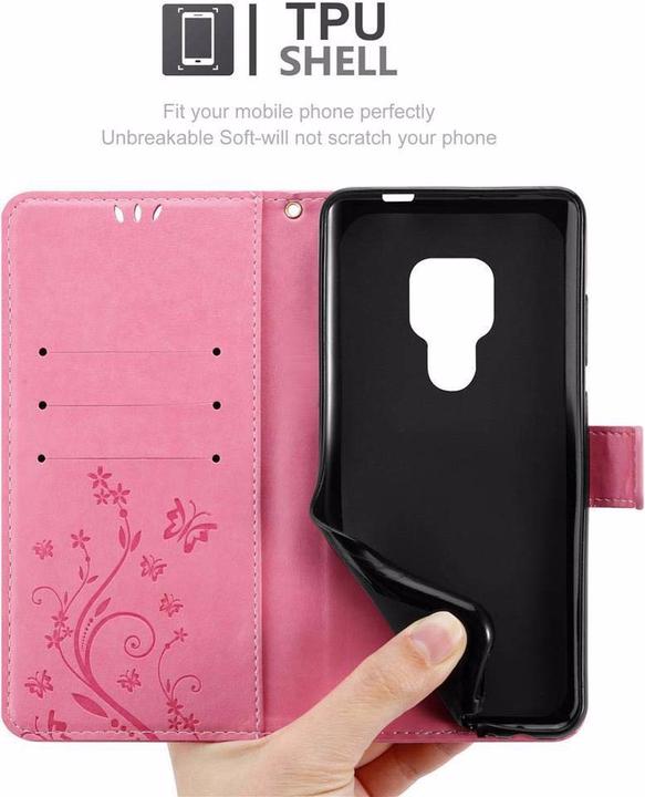 Actual product image Cadorabo Flower Book Cover (Mate 20)