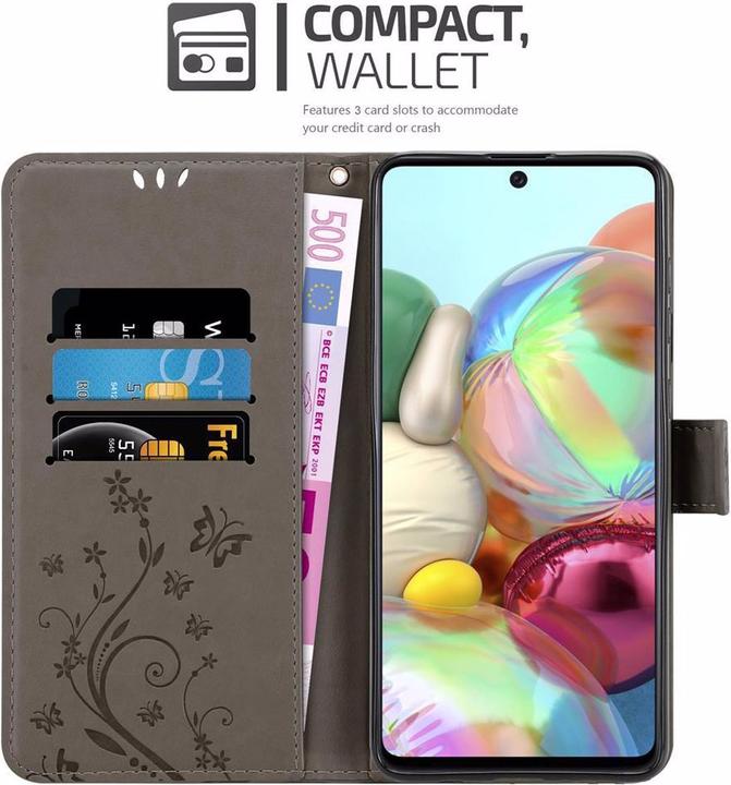Produktbild Cadorabo Flower Book Cover (Samsung Galaxy A71)