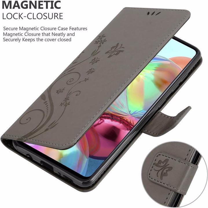 Produktbild Cadorabo Flower Book Cover (Samsung Galaxy A71)