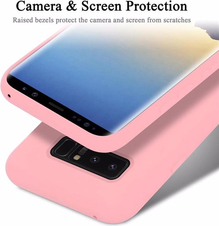 Actual product image Cadorabo TPU Liquid Silicone Case Cover (Samsung Galaxy Note 8)