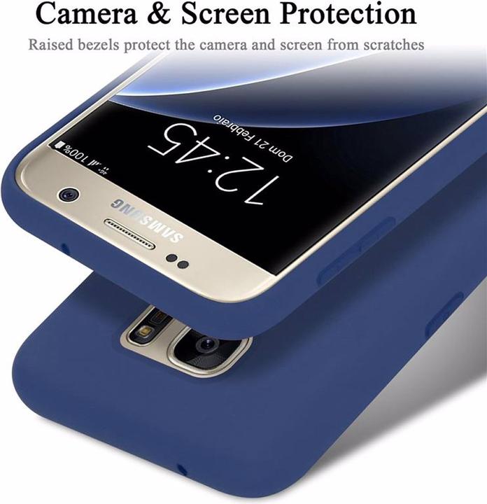 Actual product image Cadorabo TPU Liquid Silicone Case Cover (Samsung Galaxy S7)