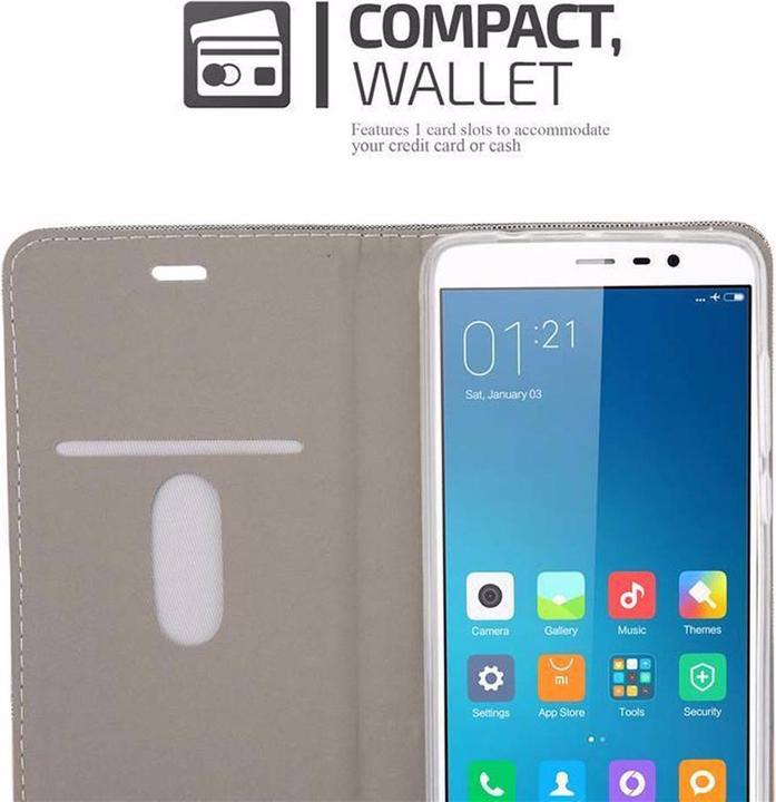 Actual product image Cadorabo Book Jeans Optics Cover (Xiaomi Redmi Note 4)