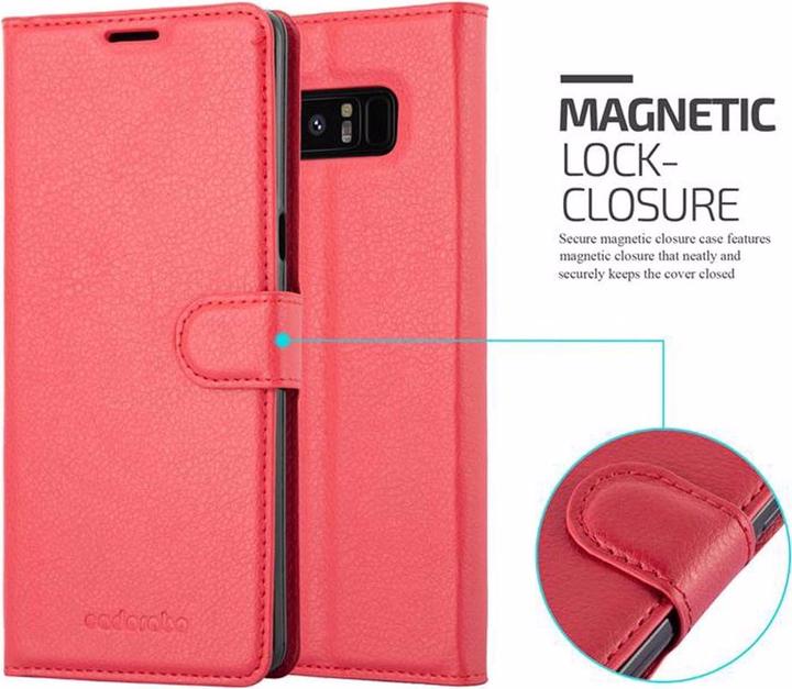 Actual product image Cadorabo Book with stand function cover (Samsung Galaxy Note 8)