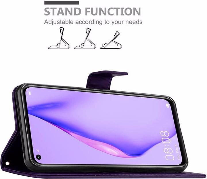 Actual product image Cadorabo Flower Book Cover (Huawei P40 Lite)