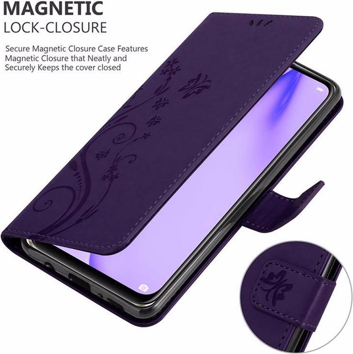 Actual product image Cadorabo Flower Book Cover (Huawei P40 Lite)