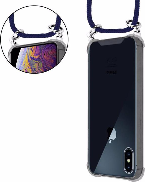 Produktbild Cadorabo TPU Handy Kette SILBER Cover